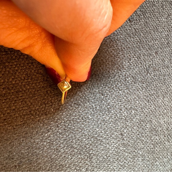 Gabriella Kiss SIZE 7 18k gold & yellow diamond stacking ring - Picture 4 of 4